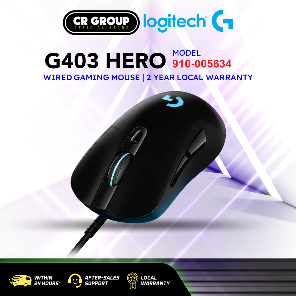 Logitech - G403 (Hero) Wired Optical Gaming Mouse with 10-gram