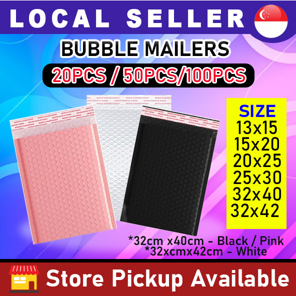 [SG] ⭐CHEAPEST BUNDLE⭐ Bubble Polymailer Bubble Envelope Bubble