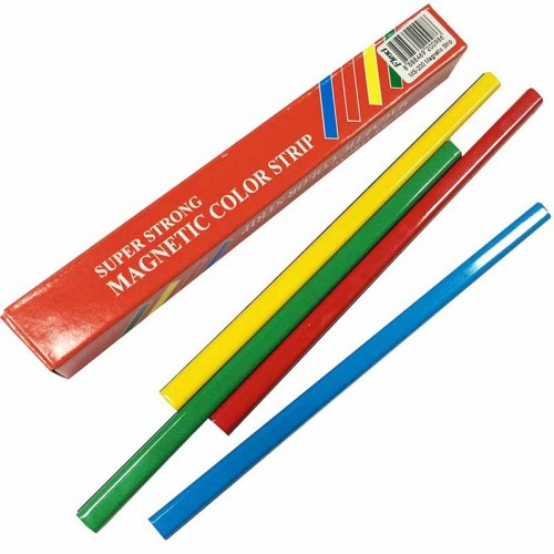 Magnetic Strip Magnet (12 pcs/box) Assorted Colour | Shopee Singapore