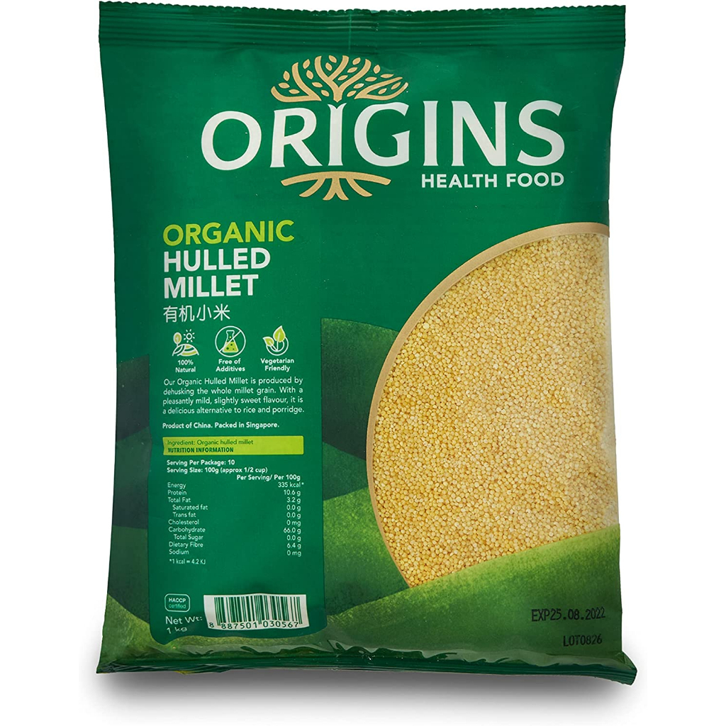 Origins Organic Hulled Millet, 1kg Shopee Singapore