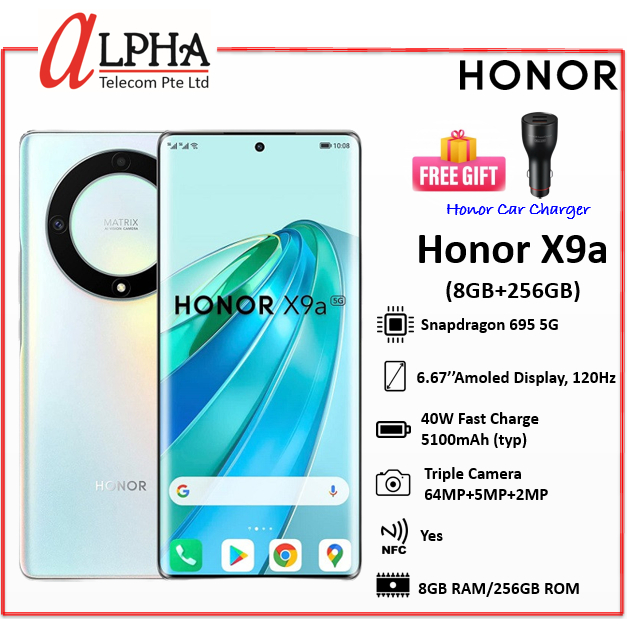 Honor X9a 5g 13 8 5 Gb 256gb Ultra Tough Oled Curved Display 64mp