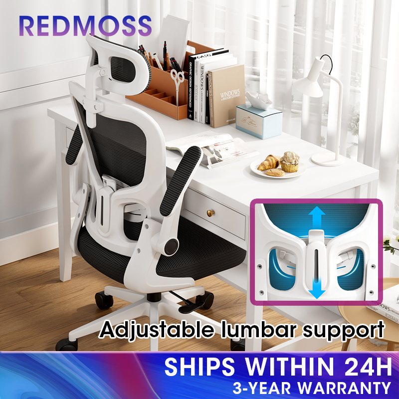 Office Chair Desk Chair with Rocking Back Mid-Back Mesh Computer Chair with Adjustable Height