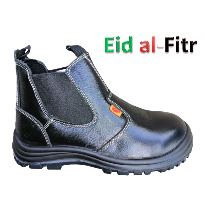 Mid Cut Safety Shoe OSP 9875 Convenient Elastic Closing Steel Toe Cap and Midsole CE EN20345