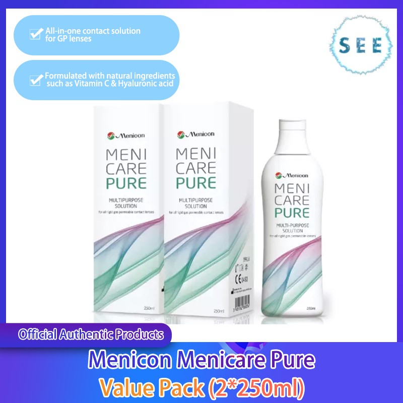 MENICON MENICARE PURE 2x 250ML (Twin Pack)(R) | Shopee Singapore