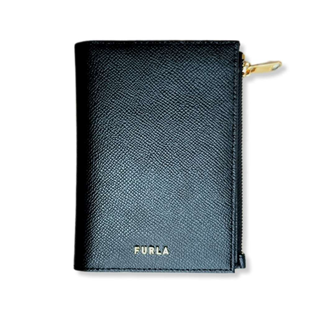 Furla Black Classic Zip Passport Holder | Shopee Singapore
