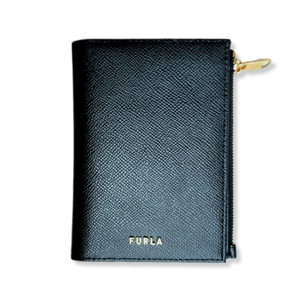Furla Black Classic Zip Passport Holder Shopee Singapore