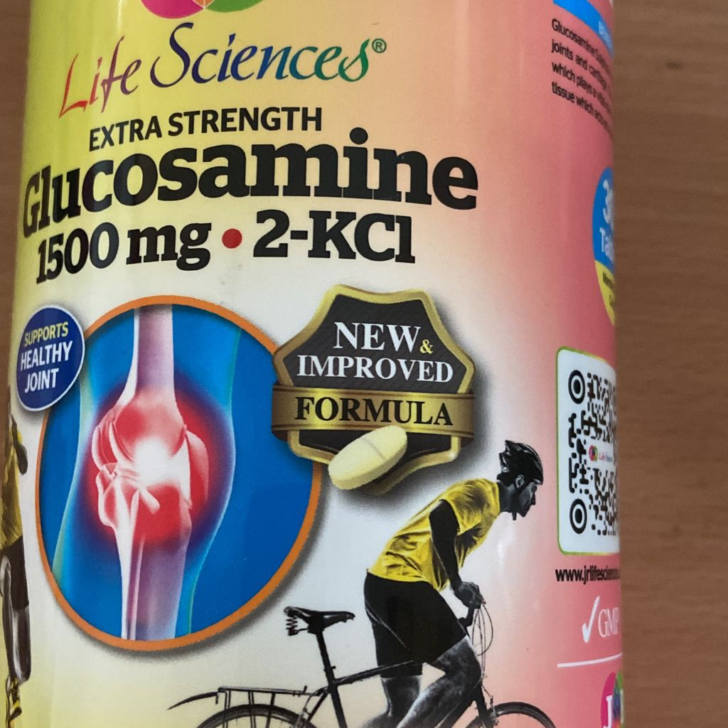 JR Life Sciences Extra Strength Glucosamine 2KCl 1500mg (300 Tablets