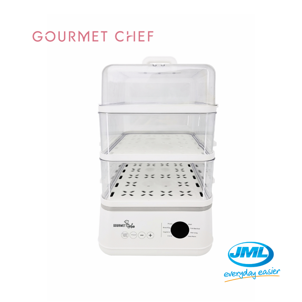 Gourmet Chef Electric Food Steamer 18L 3 Layer Multifunctional steaming Shopee Singapore