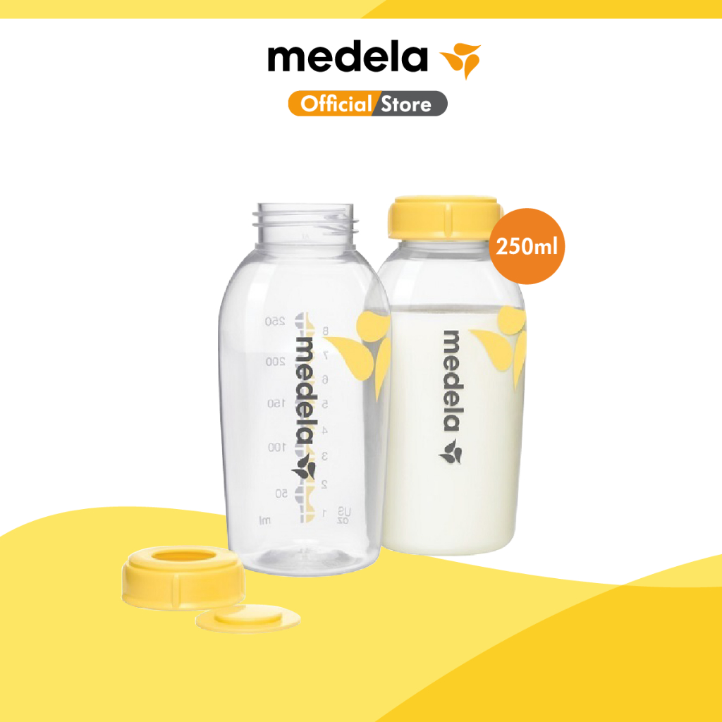 MEDELA Breast Milk Bottle 250ml, 2pcs Breastmilk Storage,Freezer