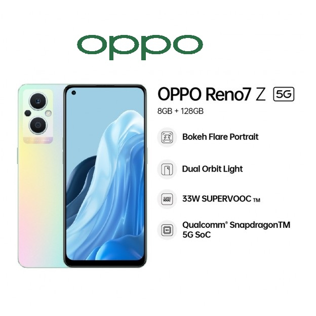 Oppo Reno 7Z 5G 8GB 128GB | 2 Year Oppo Warranty | Telco Set