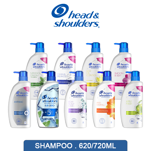 Head & Shoulders Anti Dandruff Shampoo Assorted 620/720ml Shopee Singapore