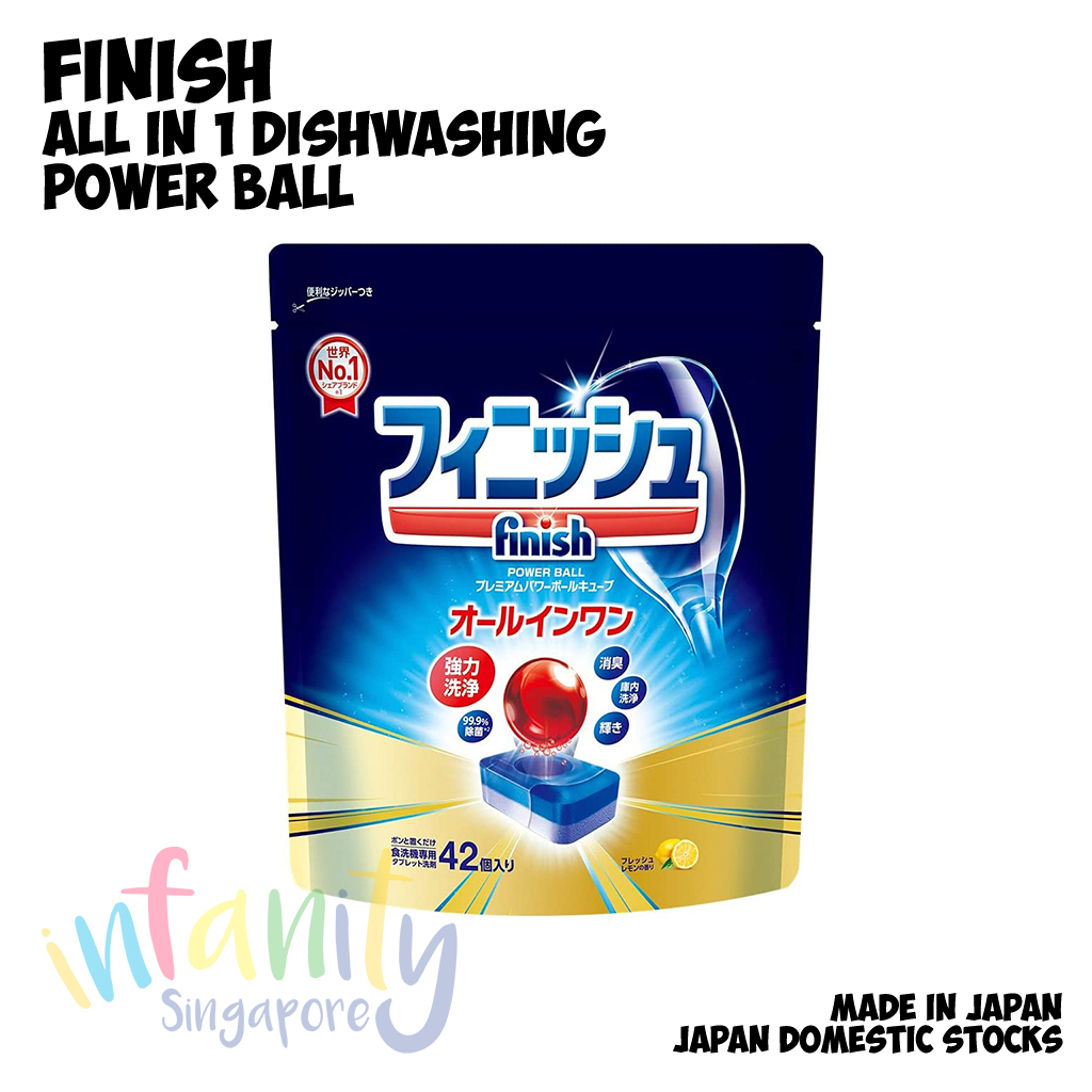 [94 Tabs for 20.90] Finish All In 1 Power Ball Dishwasher Tablet 42s