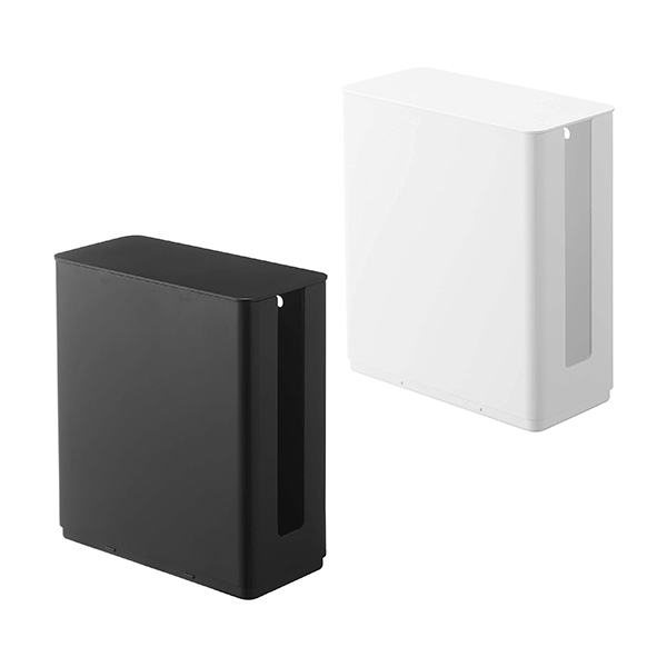 YAMAZAKI home organiser Router storage case with slim lid that can be ...