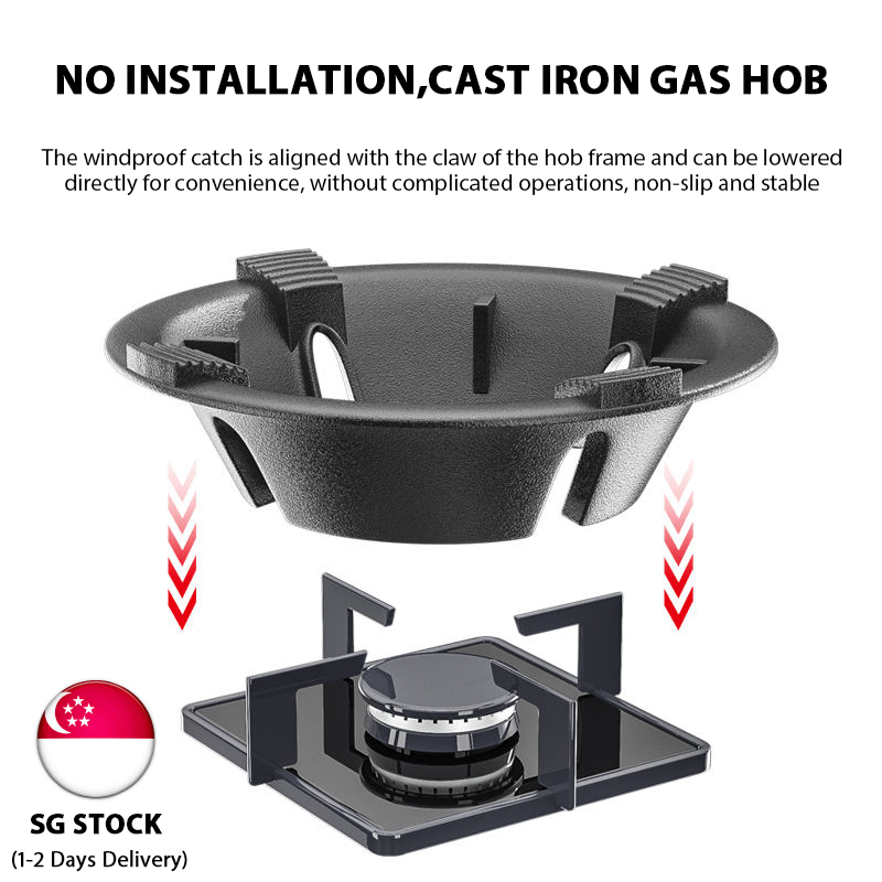 【SG STOCK】Thickened Universal Gas Stove Support Rack Small Pot Holder