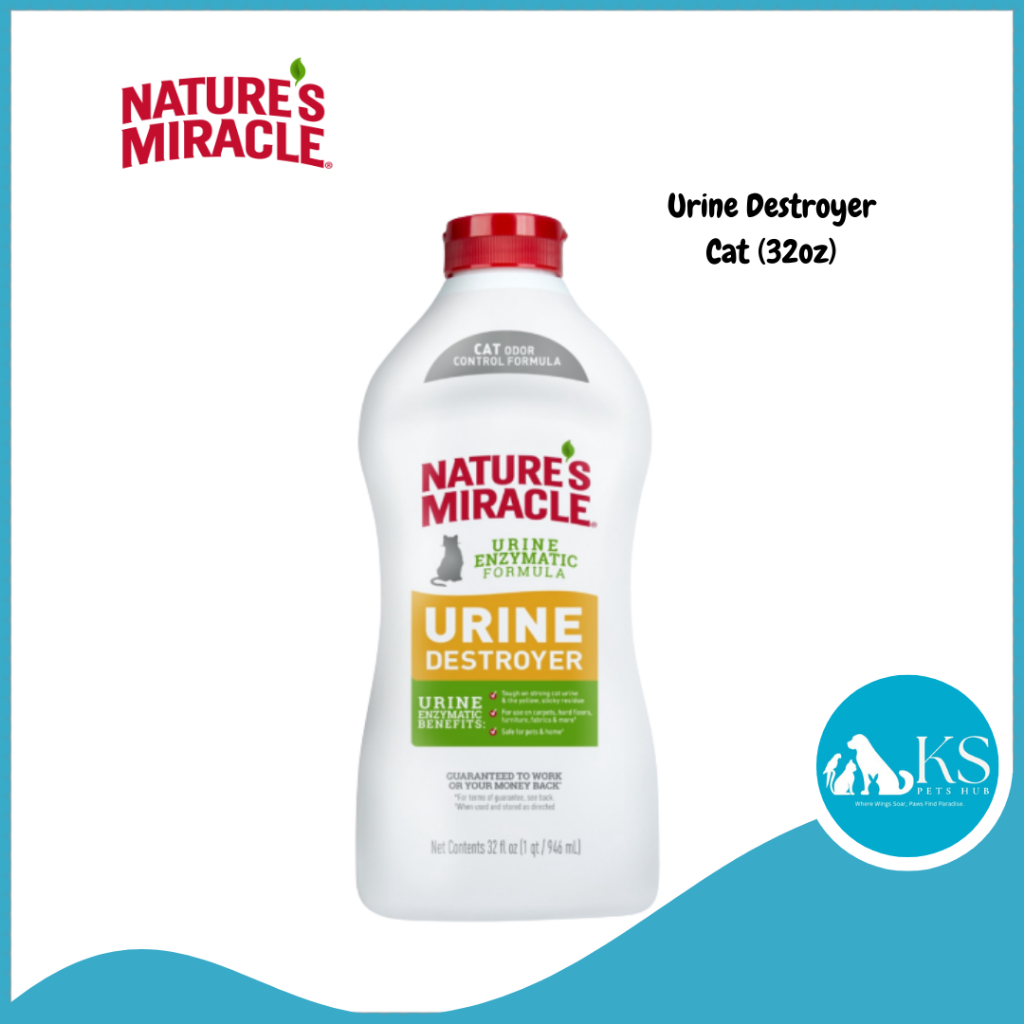 Nature's Miracle Urine Destroyer Cat (32oz) Shopee Singapore