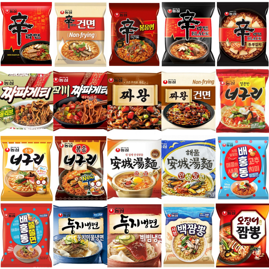 [Nongshim] Bag Ramen Collection (Buy 3 Get 1% off) | Shopee Singapore