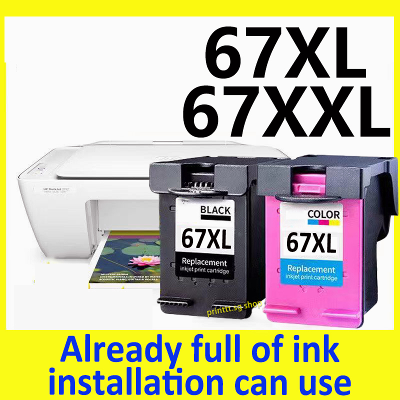 Compatible hp 67xl ink hp 67 ink hp67xl ink cartridge for hp 2700 2722