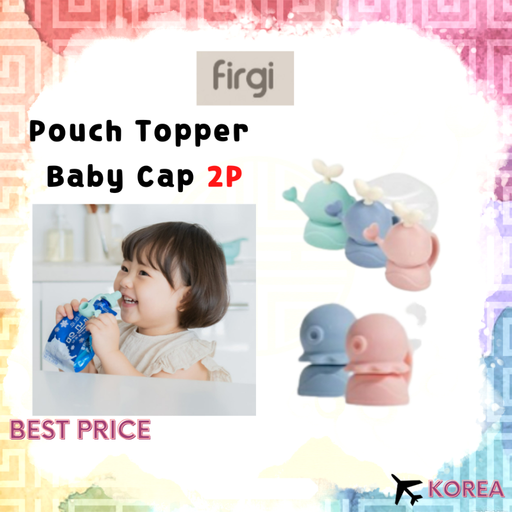 Firgi Pouch Topper Cap 2pcs (Whale & Octopus cap) Baby KIDS / KOREA ...