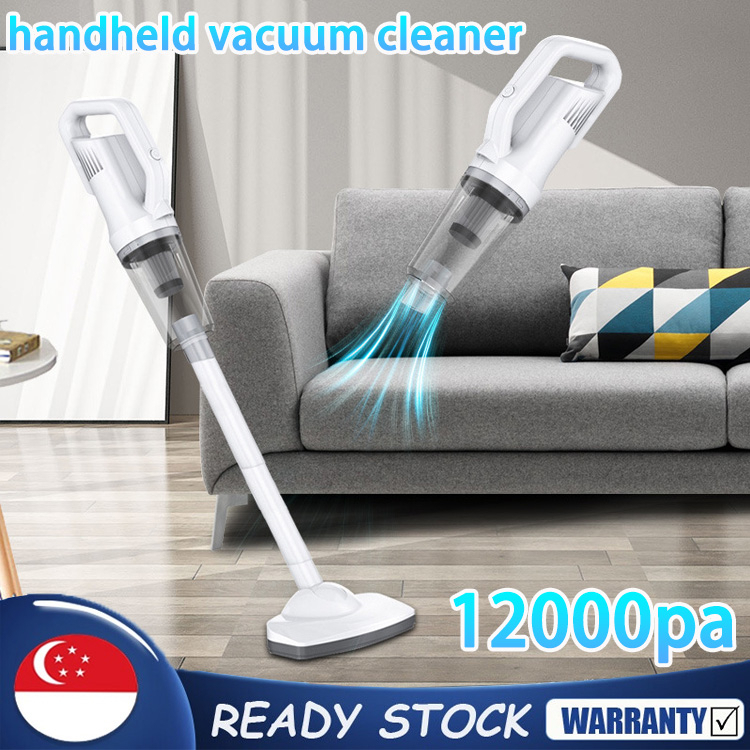 SG [READY STOCK] Cordless Handheld Vacuum Cleaner Car Vacuum Cleaner Portable Super Suction