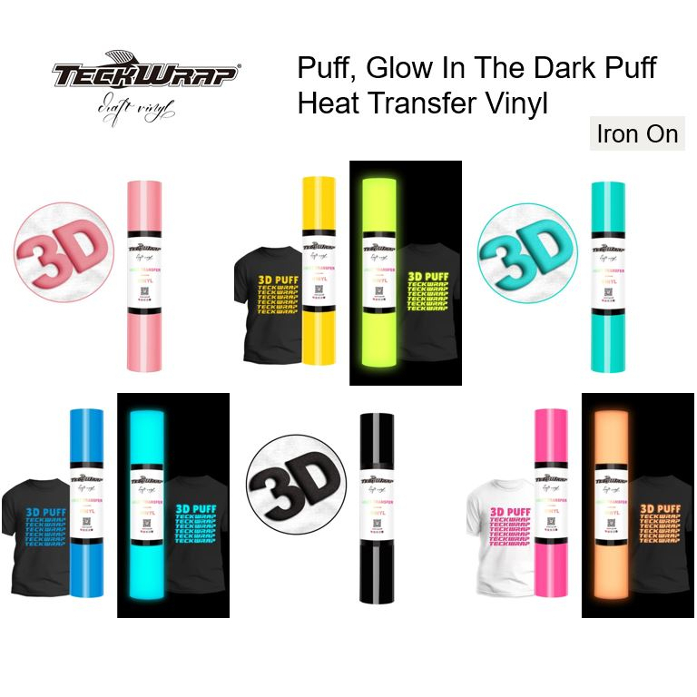 Teckwrap Craft Puff Heat Transfer Vinyl | Shopee Singapore