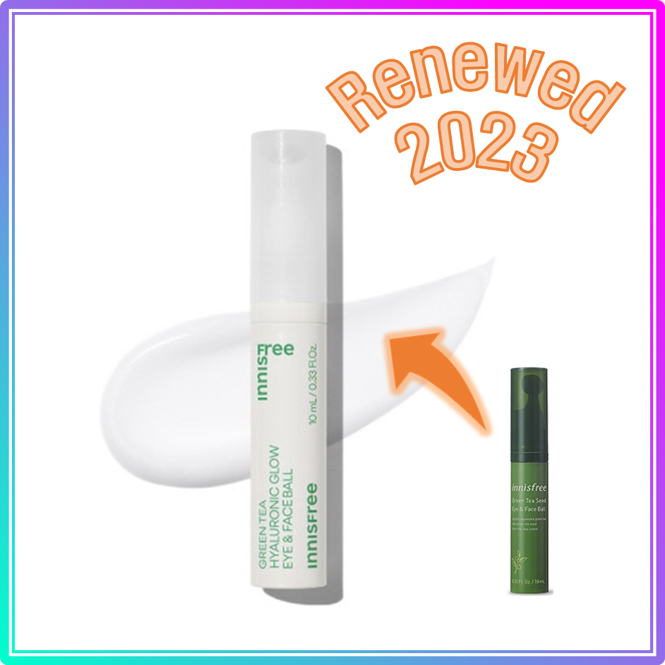 innisfree Green Tea Hyaluronic Glow Eye & Face Ball 10ml