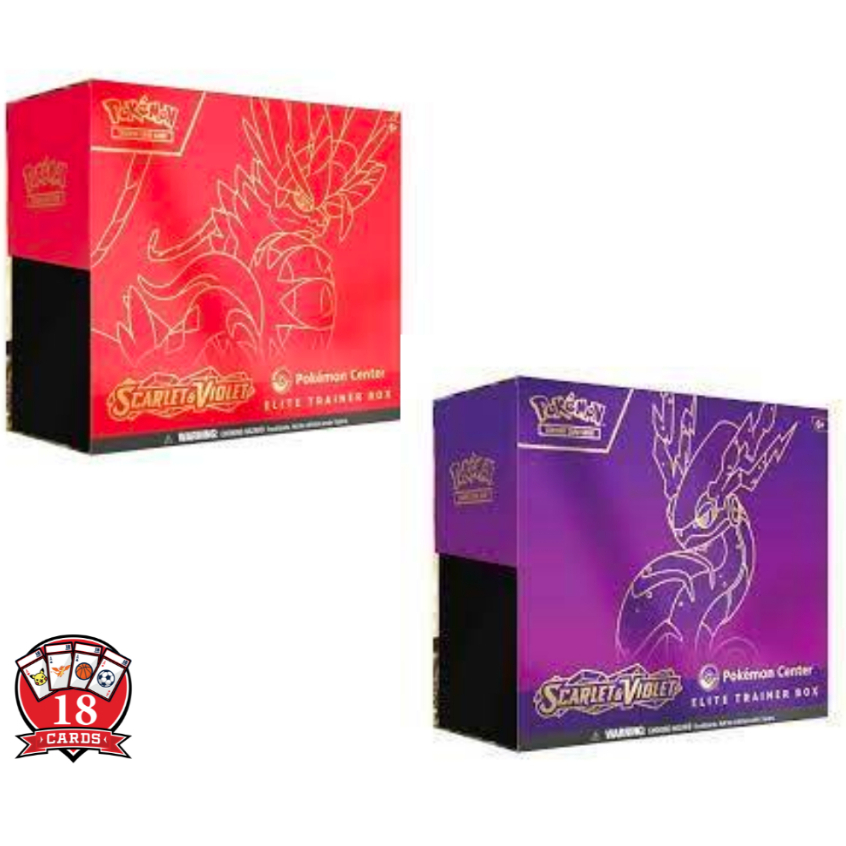 Scarlet Violet Pokemon Center Elite Trainer Box | Shopee Singapore