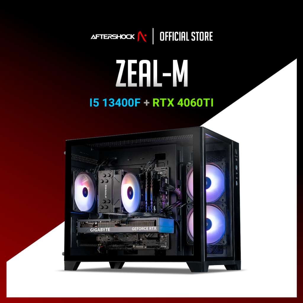 ZealM I5 13400F RTX 4060Ti 16GB RAM 1TB SSD 800W Level 4x