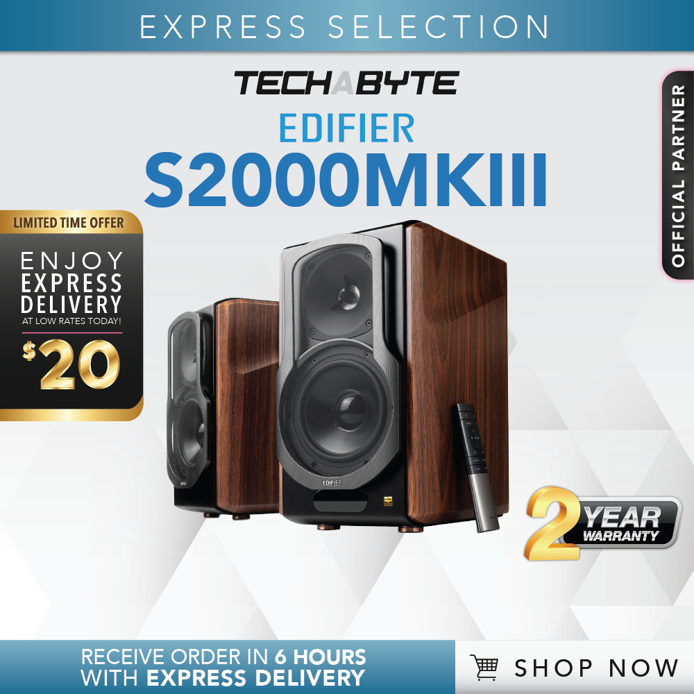 Edifier S2000MKIII Powered Bluetooth Bookshelf Speaker Shopee Singapore