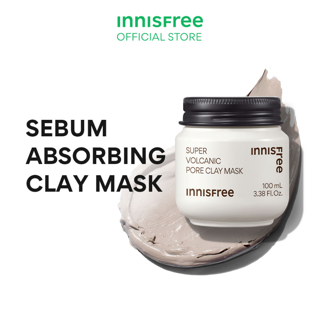 INNISFREE Super Volcanic Pore Clay Mask 100ml Shopee Singapore