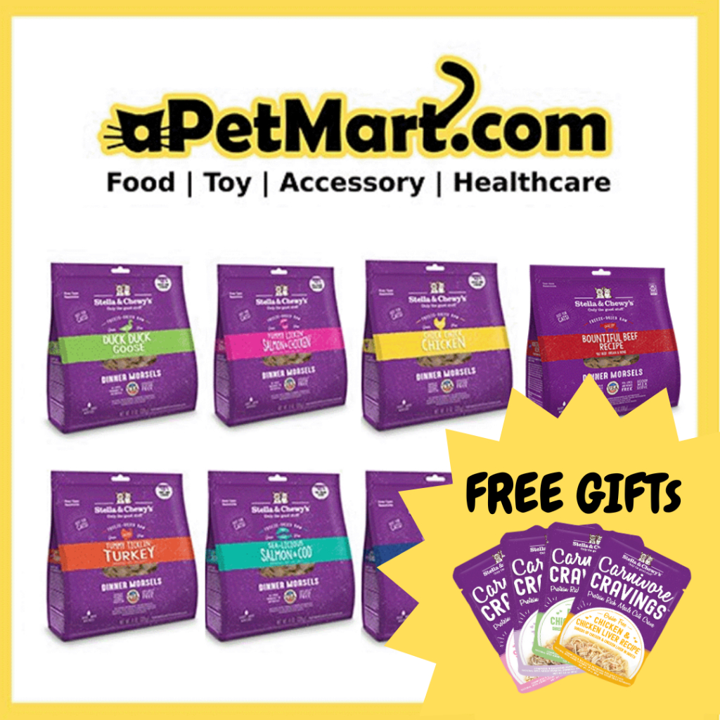 Stella & Chewy's FreezeDried Dinner Morsels for Cats 8oz (6 flavours) Shopee Singapore