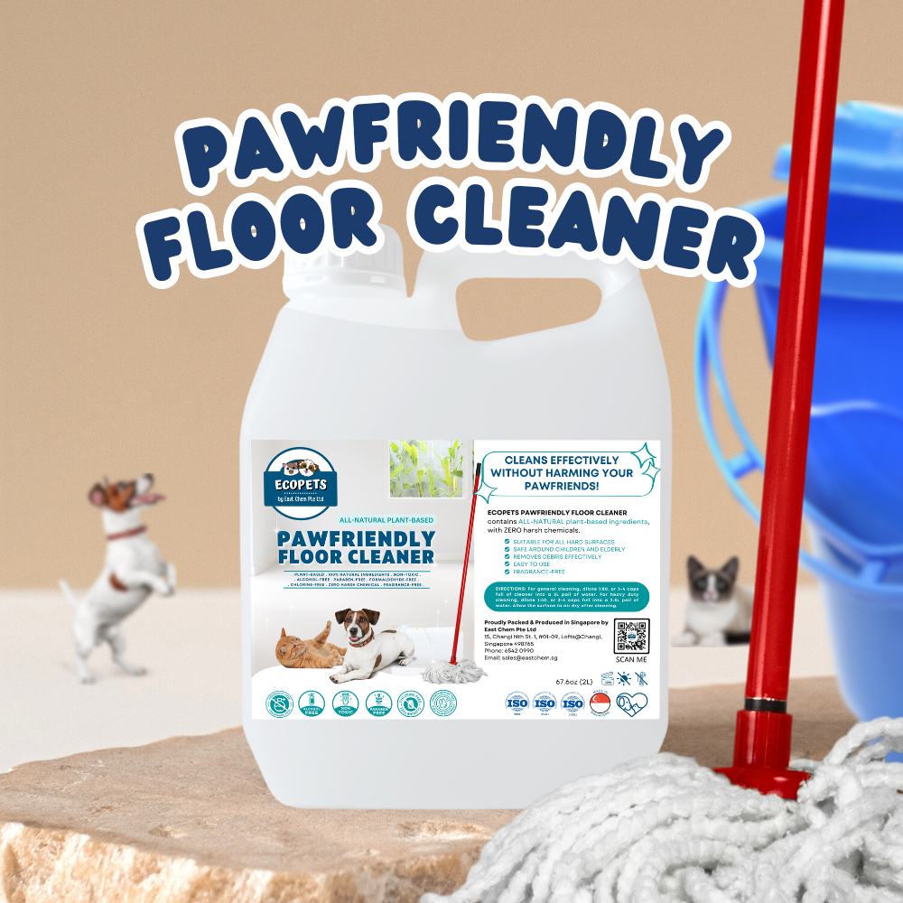 [SG] ECOPETS Pawfriendly Floor Cleaner 2L Pet Safe Natural Floor