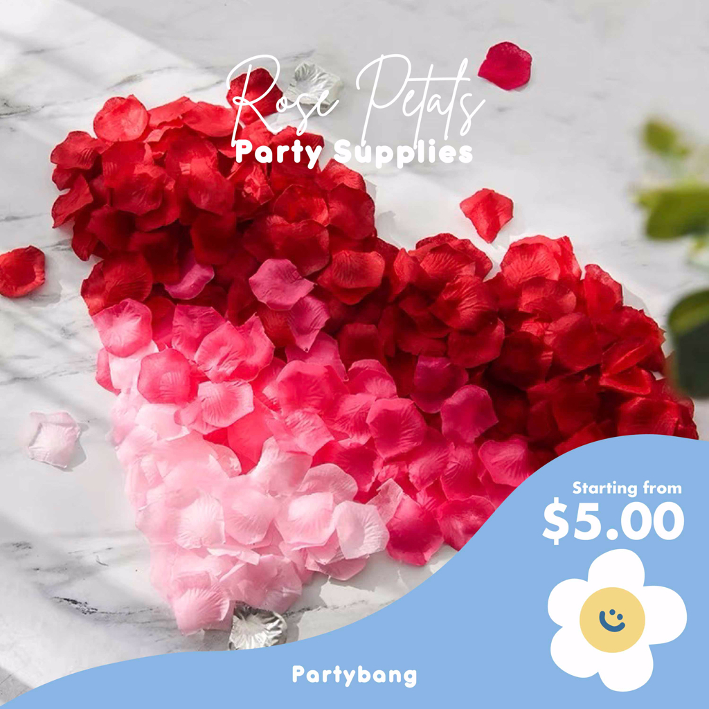 Marriage Proposal Rose Petals Marriage Confession Decoration