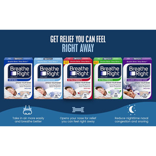 👍Breathe Right Nasal Strips, Extra Strength Original Drug Free Instant ...