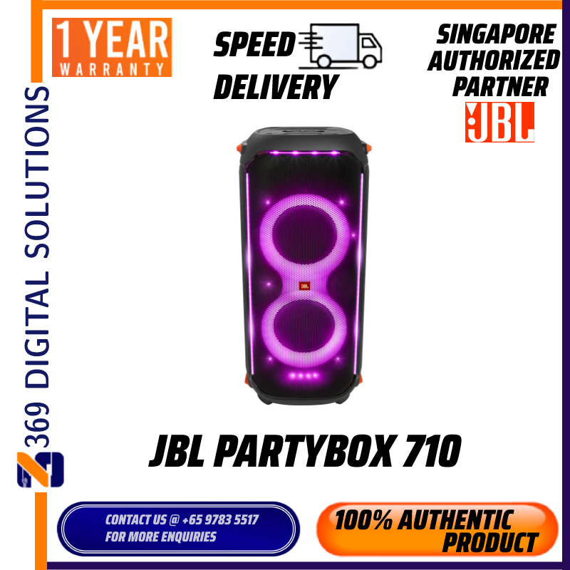 JBL Partybox 710 Portable Bluetooth Party Box Speaker, Deep Bass +