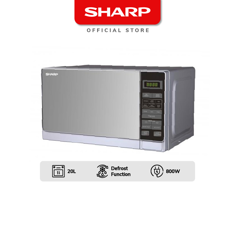 SHARP 20L Microwave Oven R22A0(SM)V l Touch Control l 1 Year Warranty