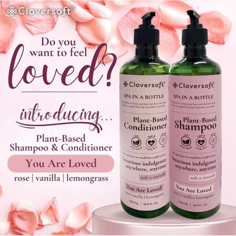 [SGBestDeal] Cloversoft 500ML Plant Based Shampoo/Conditioner / You’re
