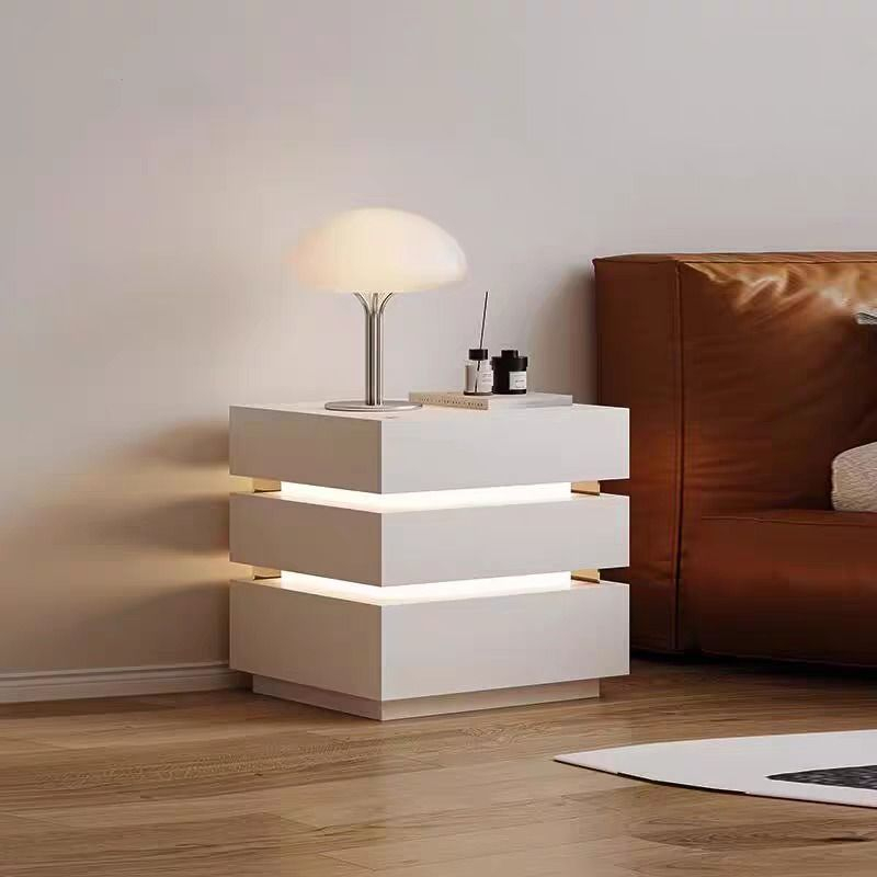 Urban Mood GLORIS Modern LED Bedside Table | Shopee Singapore