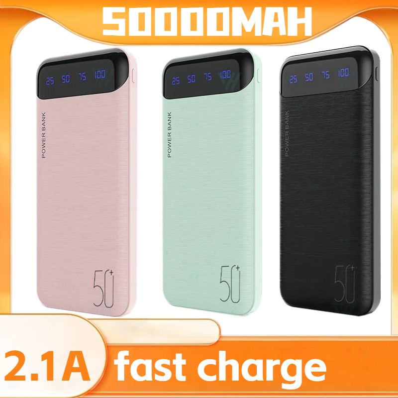 50000MAH Fast Charge PowerBank Large Capacity Ultra-Thin Power Bank ...