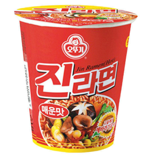 [Ottogi] Jin Ramen Spicy Cup 65g 진라면 매운맛 컵 | Shopee Singapore