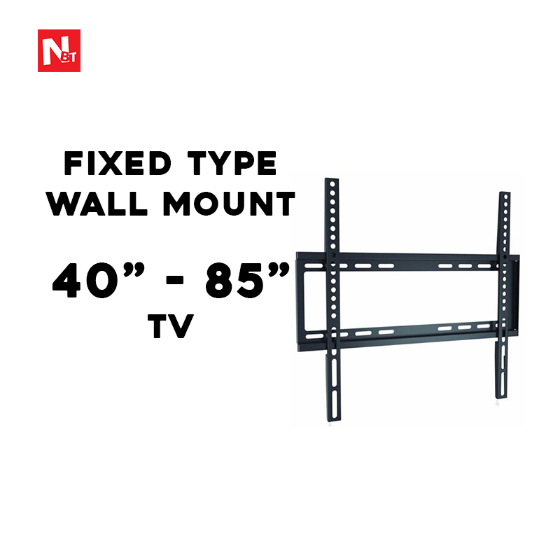 STURDY 40 inch 85 inch BIG TV WALL MOUNT BRACKET FIXED TYPE UNIVERSAL