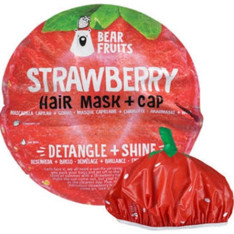 Bear Fruits Hair Mask Strawberry Shopee Singapore