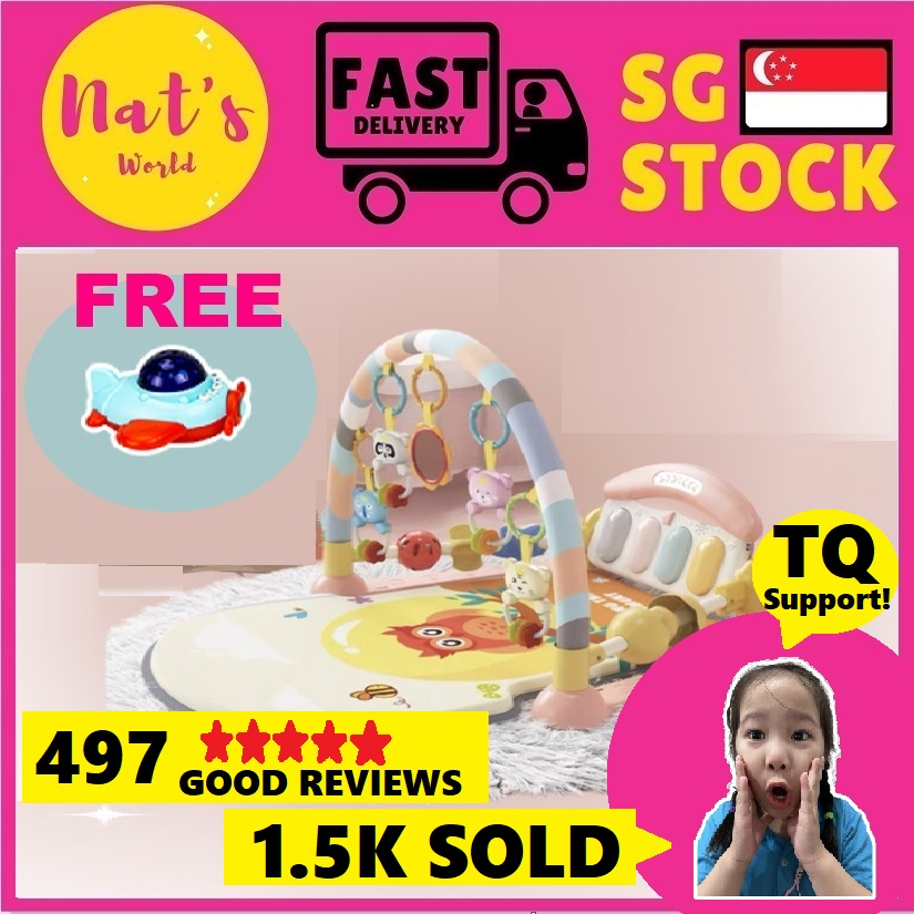 Baby Playmat Gym Crawling Mat Play Mat Foldable Activity Mat (Piano) Shopee Singapore