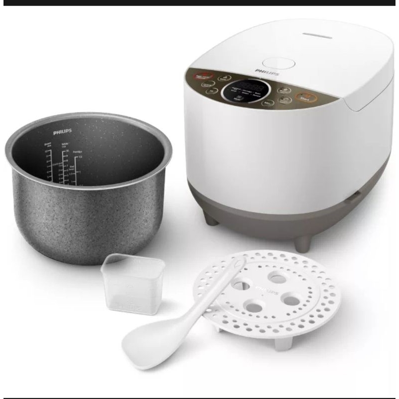 Philips Daily Collection Fuzzy Logic Rice Cooker HD4515 3000 Series