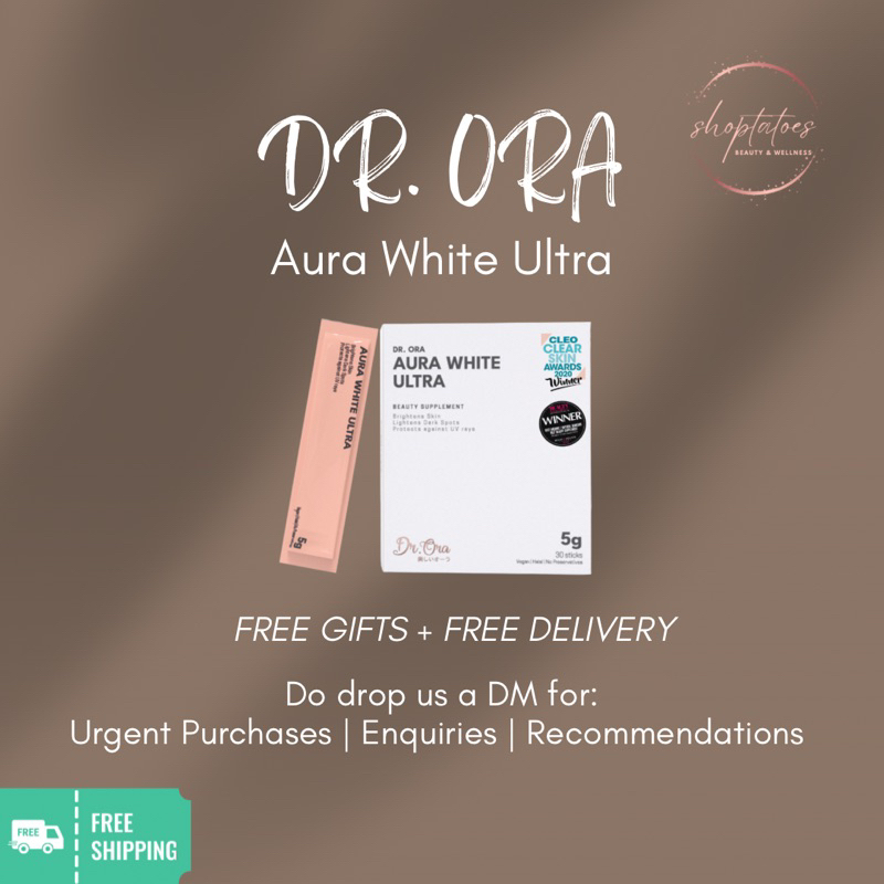 ? GSS PROMO + FREE GIFTS ? Dr. Ora Aura White Ultra (New Packaging)