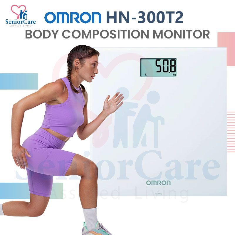 Omron Digital Weighing Scale Machine HN 300T2 Bluetooth Connection