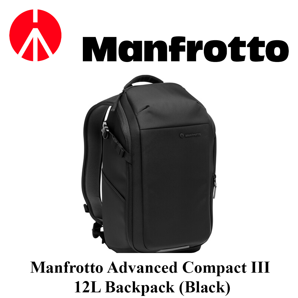 Manfrotto Advanced Compact III 12L Backpack Black Shopee Singapore