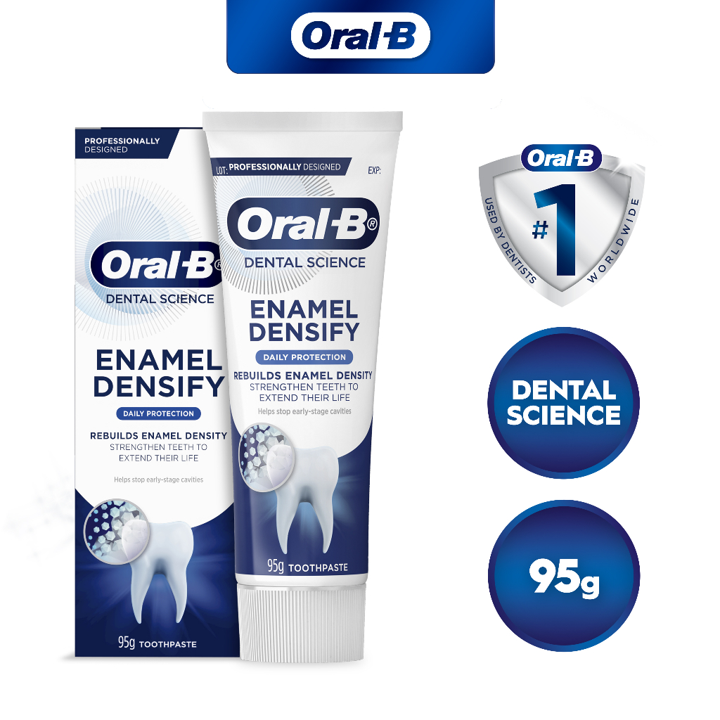 [Bundle Of 3] Oral-B Dental Science Enamel Densify Daily Protection ...