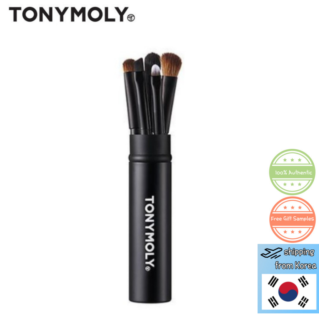 [TONYMOLY] Makeup Brush Set (5pcs) Shopee Singapore