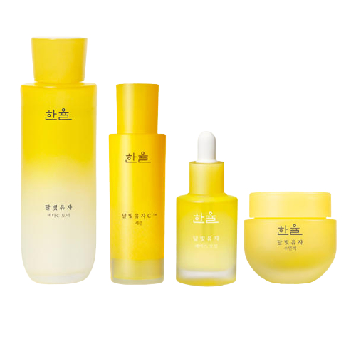 [HANYUL] Yuja collection Yuja Vitamin Sleeping Mask , Toner , Serum