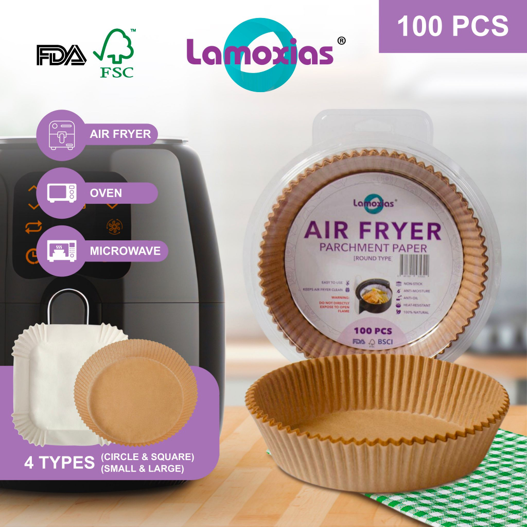 air-fryer-baking-paper-tray-liners-16cm-or-20cm-100pcs-x-1pack